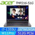 ACER TravelMate TMP216-51G-78UZ (i7-1355U/16GB/RTX2050/512GB PCIe/W11Pro/WUXGA/16)