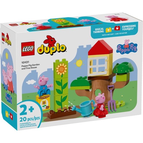 樂高LEGO DUPLO 粉紅豬小妹 佩佩豬 花園和樹屋 10431 TOYeGO 玩具e哥
