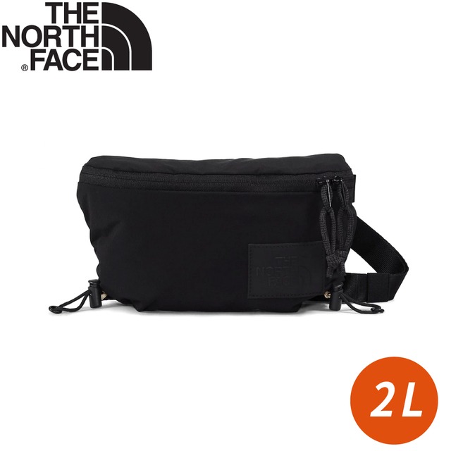 【The North Face 女 2L 防潑水單肩兩用休閒腰包《黑》】81DU/多功能腰包/側背包/隨身包/臀包/小包