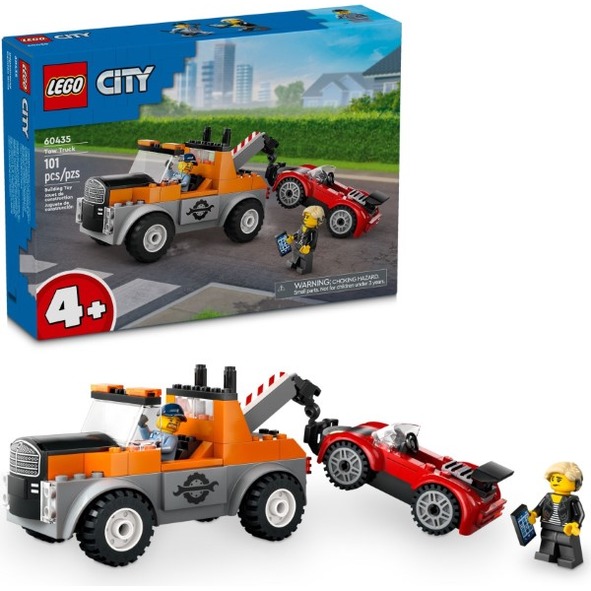樂高LEGO CITY 拖吊車和跑車維修 60435 TOYeGO 玩具e哥