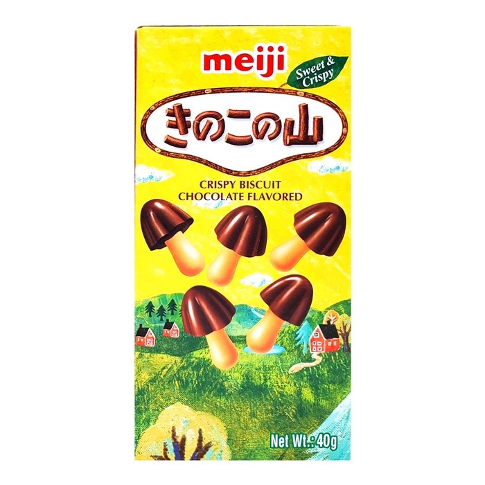 【光南大批發】meiji 明治 香菇造型餅乾（巧克力口味）40g/盒裝