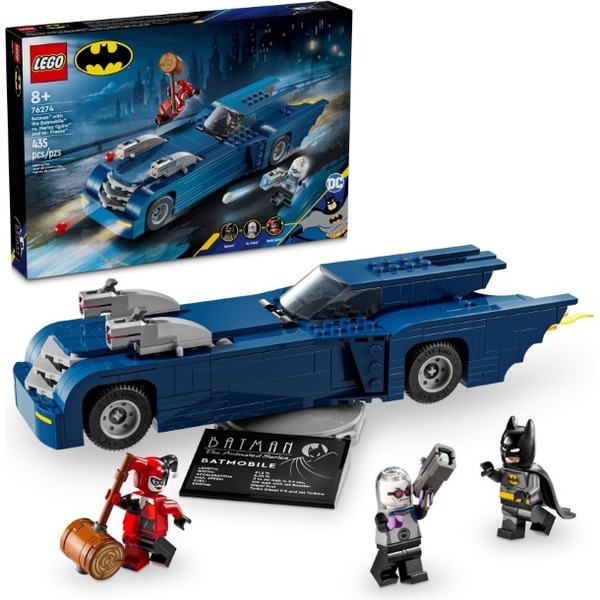 樂高LEGO SUPER HEROES 蝙蝠俠 蝙蝠俠駕駛蝙蝠車決戰小丑女和急凍人 76274 TOYeGO 玩具e哥