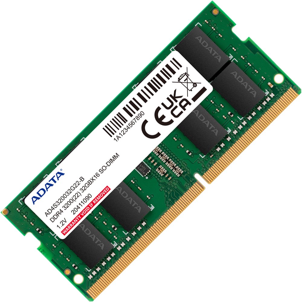 A-DATA 威剛 SO-DIMM DDR4 3200 32GB 筆電用記憶體 AD4S3200732G22-SGN