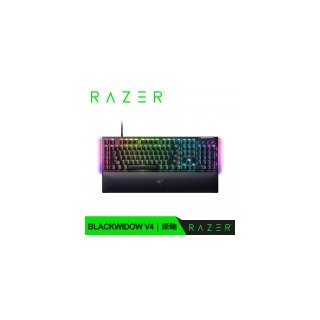 【Razer 雷蛇】黑寡婦蜘蛛 幻彩版 V4 電競鍵盤｜綠軸