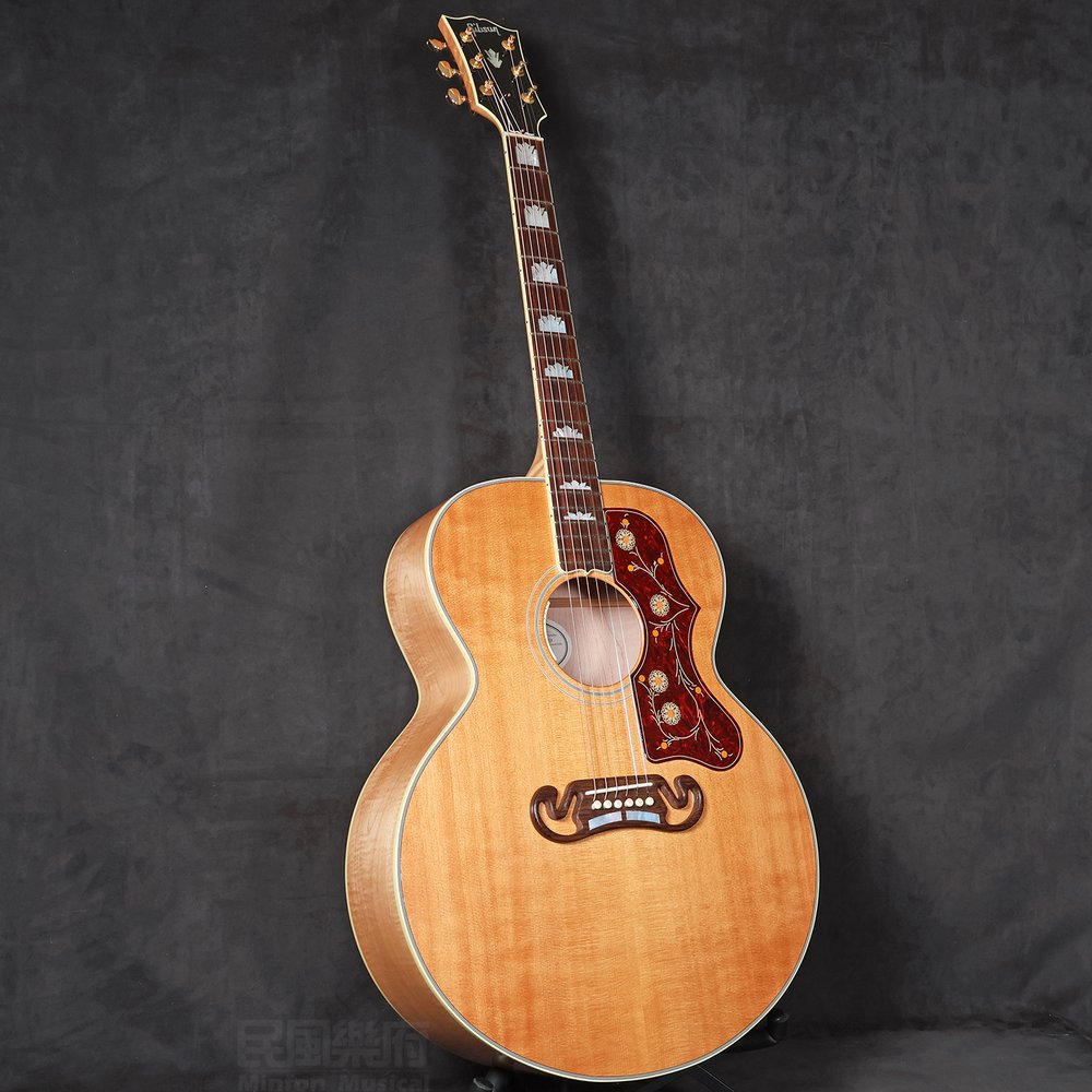 《民風樂府》二手寄售 Gibson SJ-200 原木色 經典傳奇型號 頂級木材選料