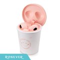 【RONEVER】咖啡杯無線藍牙耳機-粉(MOE331)