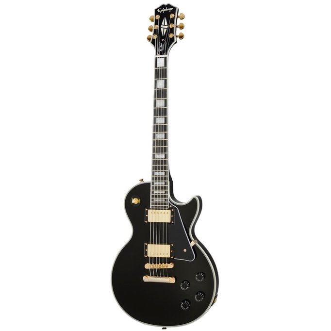 【欣和樂器】Epiphone Les Paul Custom Ebony 電吉他 2024總代理公司貨
