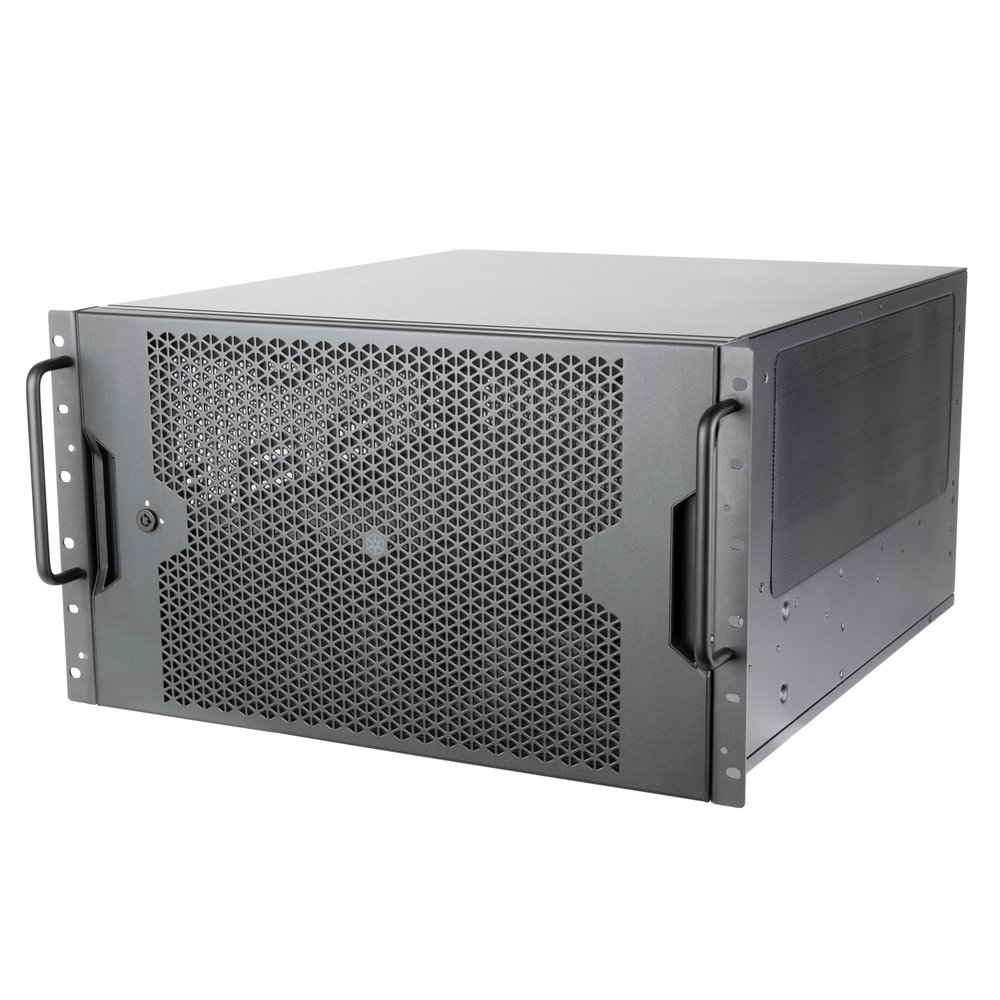 SILVERSTONE RM61-312 6U機架式伺服器機殼(支援雙電源&amp;3個360mm水冷排&amp;熱插拔硬碟架)
