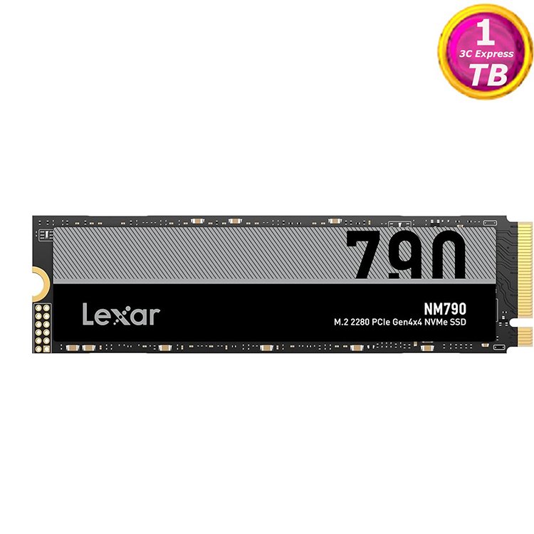 Lexar NM790 1TB 1T M.2 2280 PCIe Gen 4×4 NVMe 固態硬碟-公司貨
