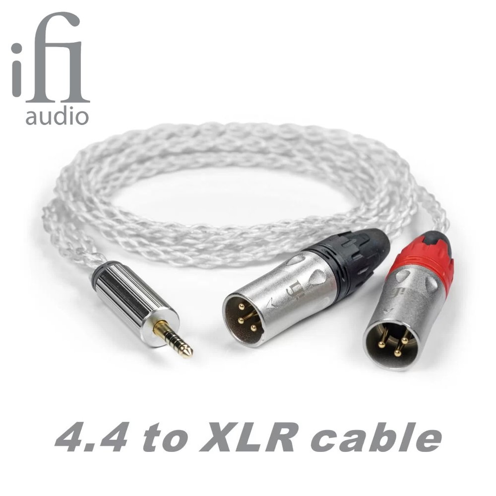 志達電子 英國 iFi Audio 4.4mm to XLR Cable SE 4.4mm轉接 雙 XLR 3pin 公 平衡訊號線